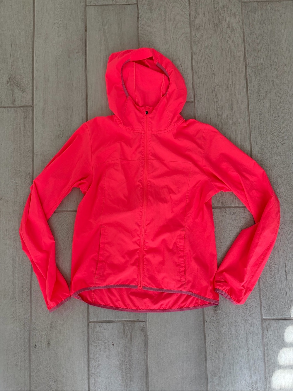 Brooks Bright Coral Women’s Hooded Lightweight Jacket